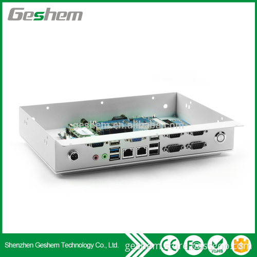 8 inch recesitive touch screen industrial mini pc J1900 processor 2 ethernet touch screen mini pc
